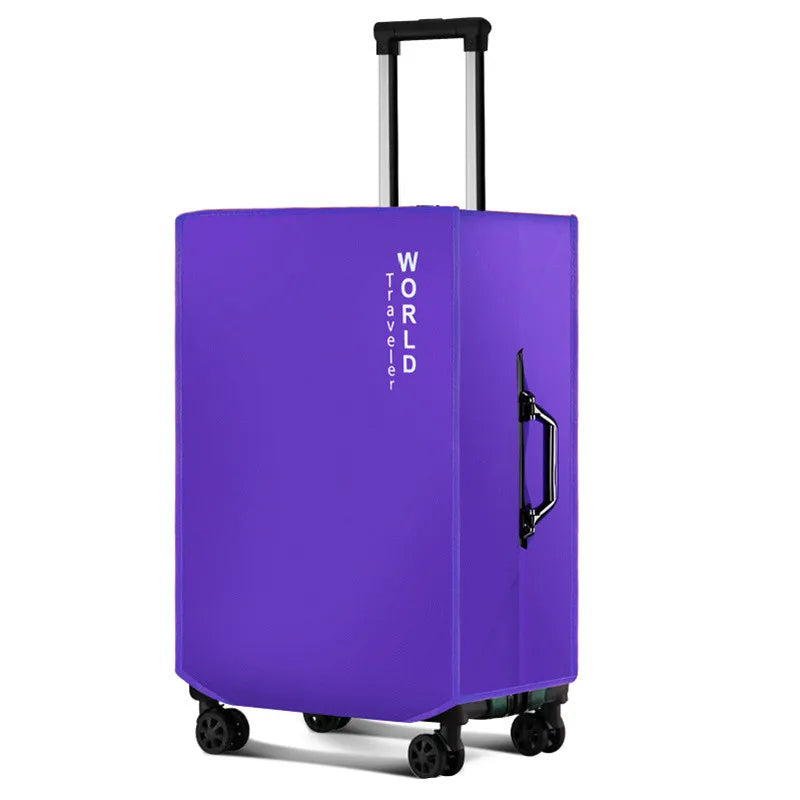 New Colorful Luggage Protector Cover Non-woven Luggage Cover Dustproof Trolley Suitcase Wear-resistant For 20/24/26/28/30inch