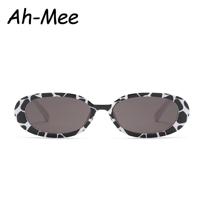Hiking 2PCS Small Frame Oval Anti Light Glasses Classic Plastic Decorative Eyewear For Outdoor Travel Driving Seaside Holidays