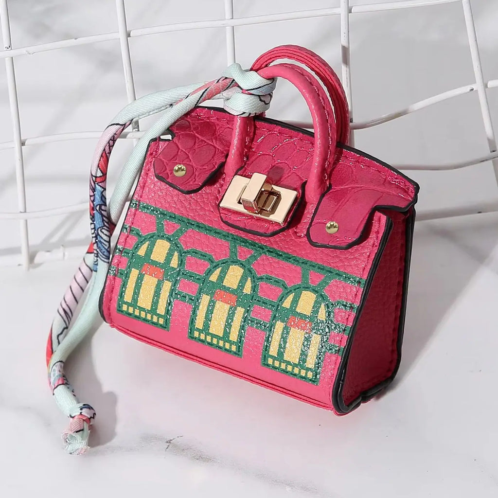 New Mini House Small Bag, Handheld, Portable, Hand Rope, Bluetooth Earphone Bag, Zero Wallet, Multi Functional Small Bag