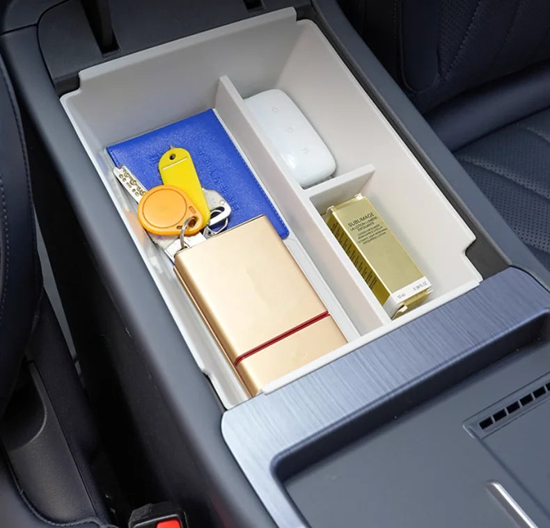Car Storage Box For Geely EX5 Galaxy E5 E245 E.MAS 7 2024 2025 2026  Anti-dirt Handrail Box Center Console Storage Accessory