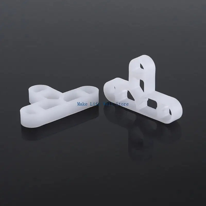 200 Pieces Multipurpose 10mm 3/8 Inch Brick Wall and Deck Board Spacers for Leveling Systems With Clear Designs