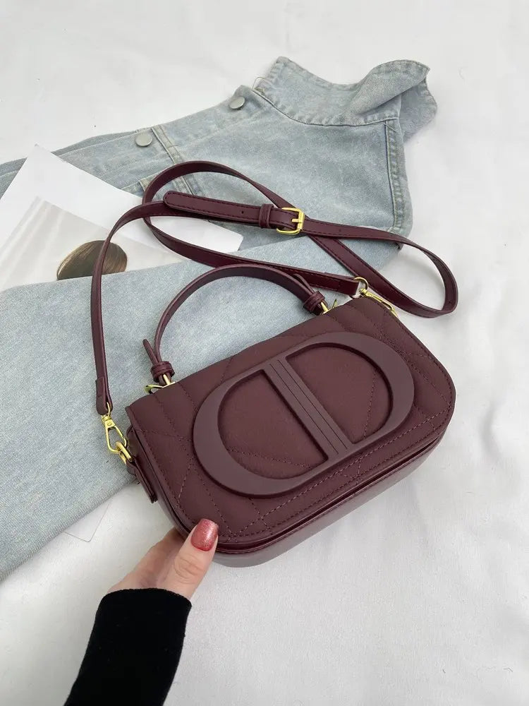 Fashionable Stylish Original Retro Diaper Bag for Women Elegant Leather Crossbody Handbag Large Capacity Unique ClassicMessenger