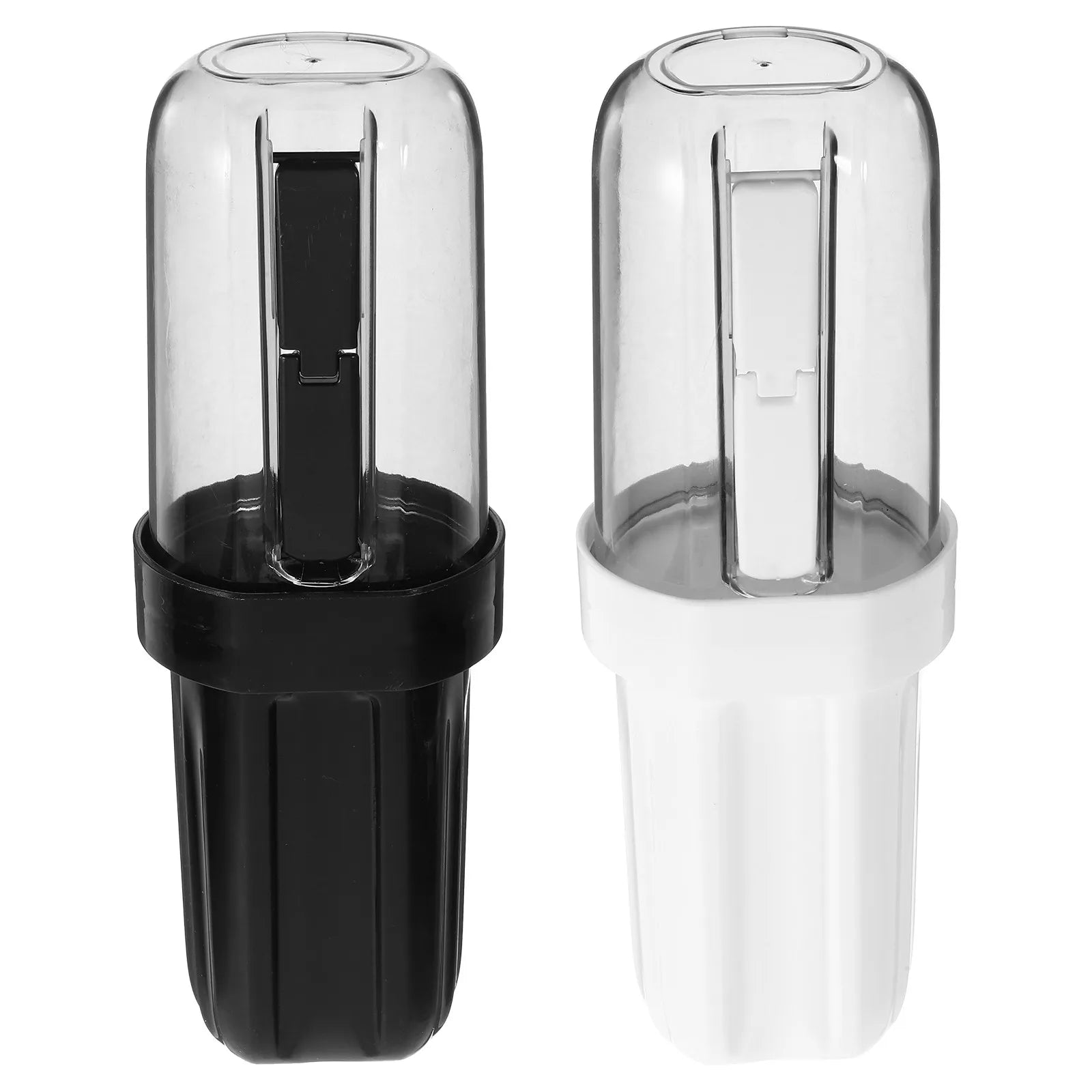 2Pcs Compact Toothbrush Case with Toothpaste Holder Lightweight Travel Toothbrush Storage Box for Family Outdoor Daily Use
