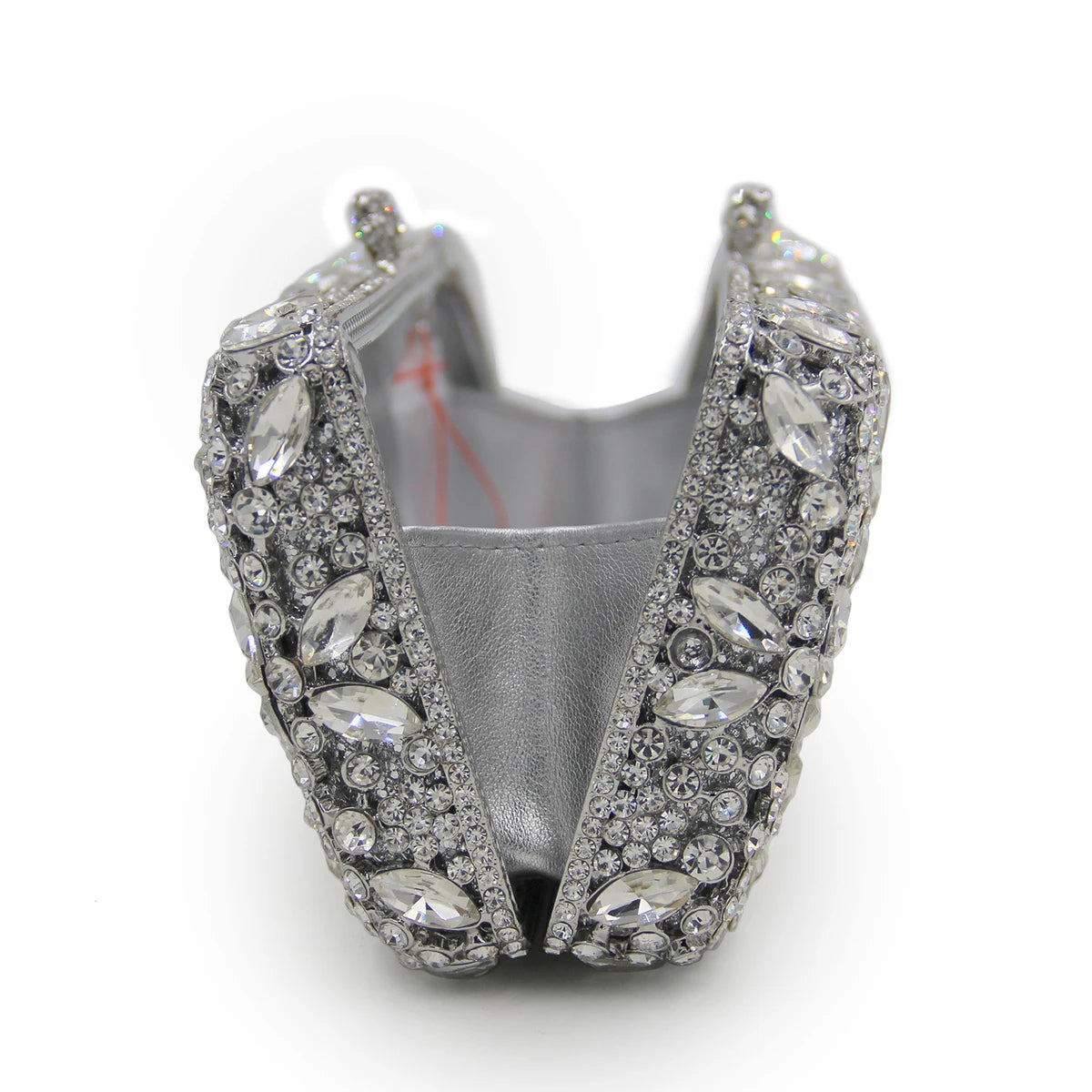 Fashion High Quality Crystal Handbag and Purse Luxury Metal Shiny Rhinestone Clutch Bag Evening Bag