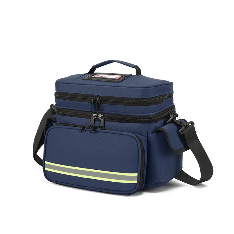Empty First Aid Medical Bag Outdoor Emergency Rescue Large Capacity Bag Waterproof Reflective Oxford Multi-pocket Travel Bags