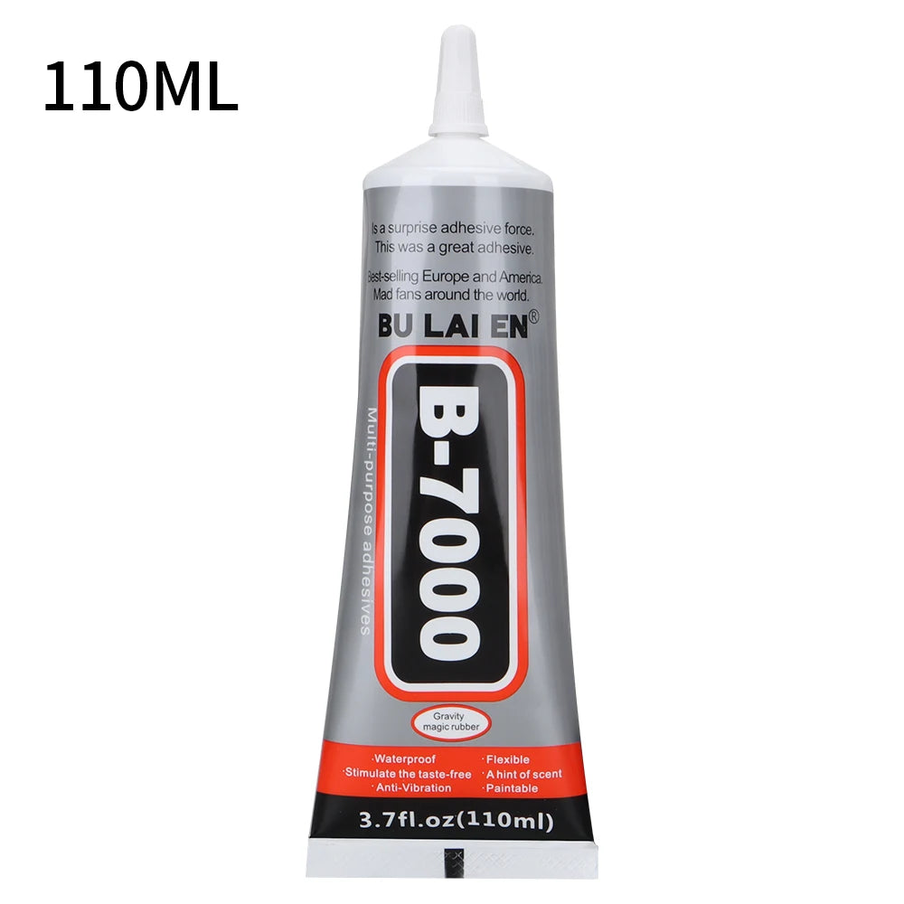 B7000 Super Glue 15/50/110ML Waterproof Semi-Fluid Adhesive for Mobile Phone Repair DIY Jewelry Crafts Metal Resin Projects