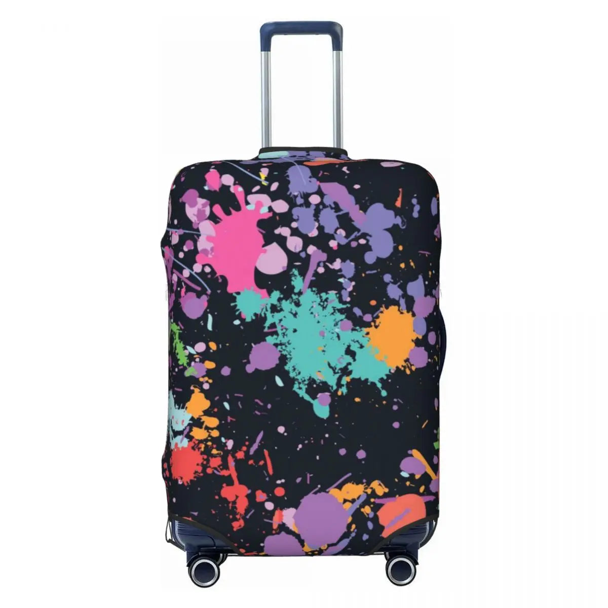 Custom Colorful Abstract Graffiti Camouflage Pop Art Suitcase Cover Dust Proof Travel Luggage Covers for 18-32 inch