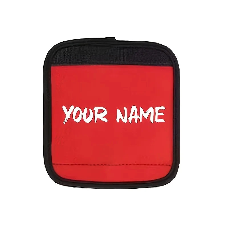 Custom Name Travel Essential Luggage Handle Cover with Personalized Text, Ideal for Protecting Your Hands And Bag Handle