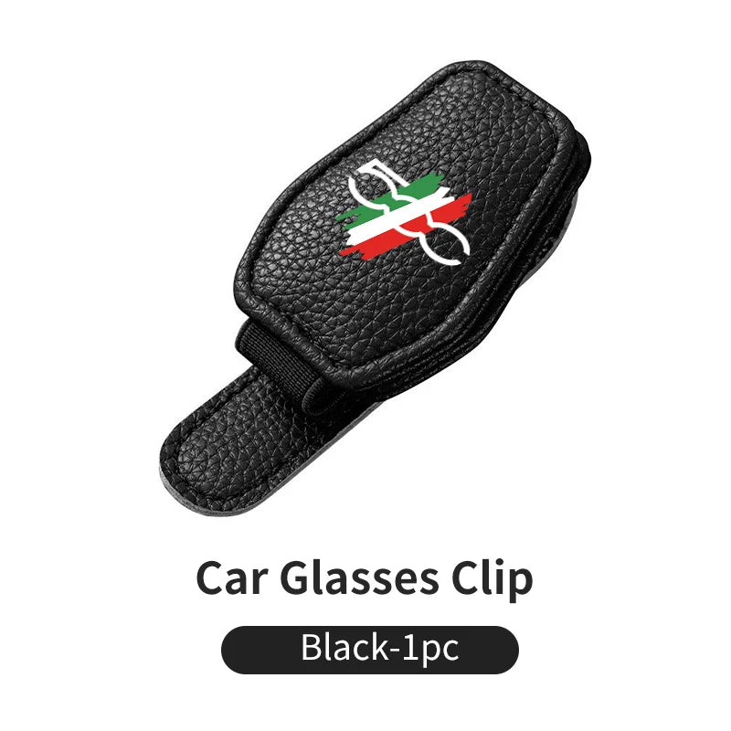 Multifunction Car Sun Visor Mount Sunglasses Clip Holder For Fiat 500 500C 2012 500X 500L Abarth 695