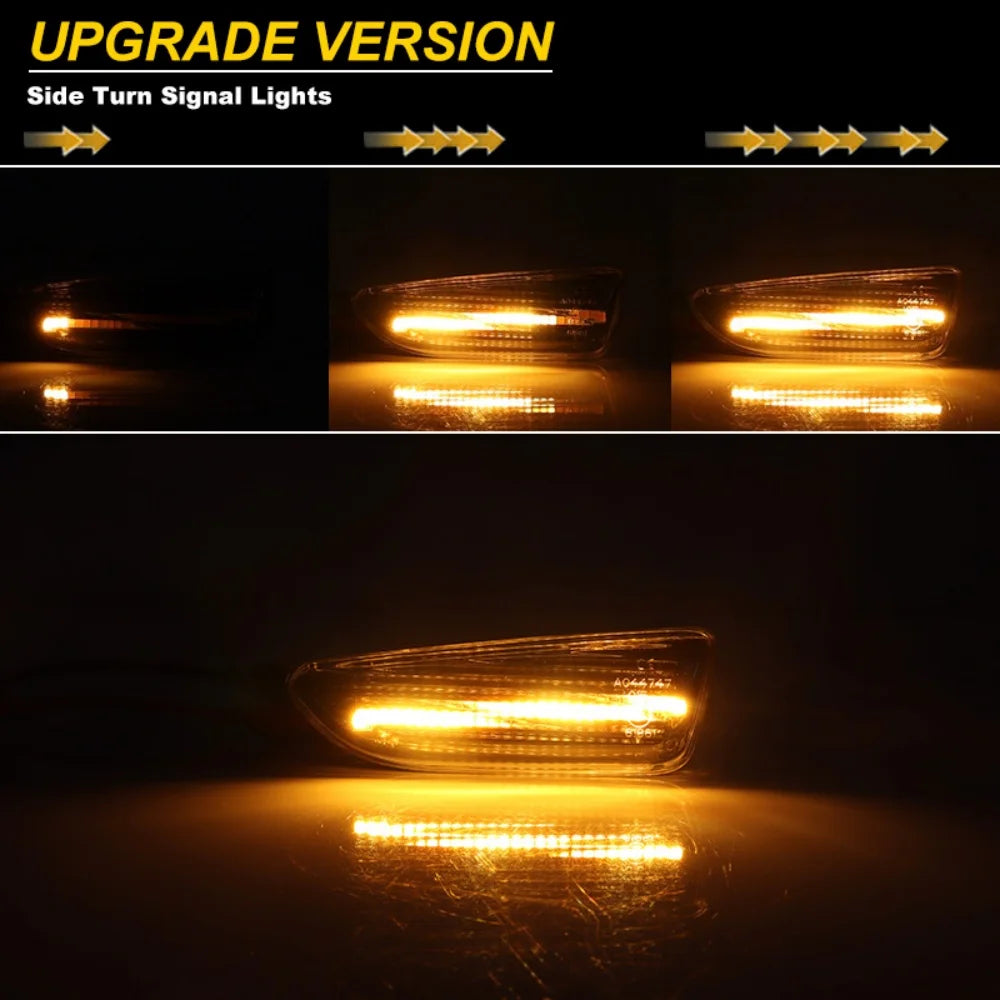 For Chevrolet Sail 3 2015-2019 & Covoz 2016-2024 Volando/GL6 Amber Dynamic LED Car Front Fender Side Marker Turn Signal Lights