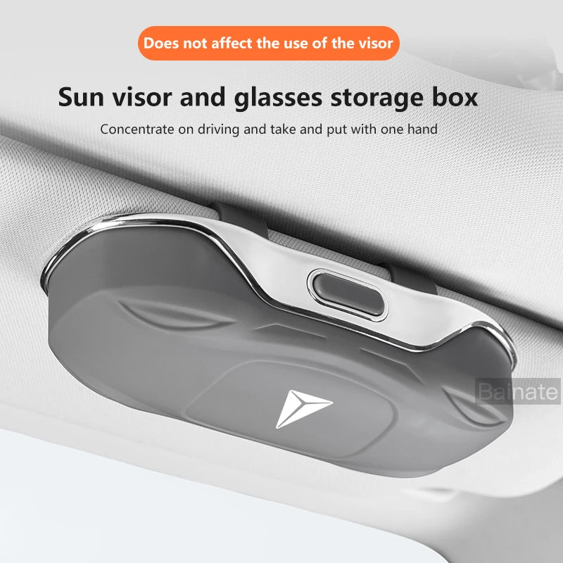 Car Glasses Box Sun Visor Glasses Holder For Changan Deepal S07 S7 SL03 2023 2024 2025 2026 Shock-proof Eyeglasses Storage Case