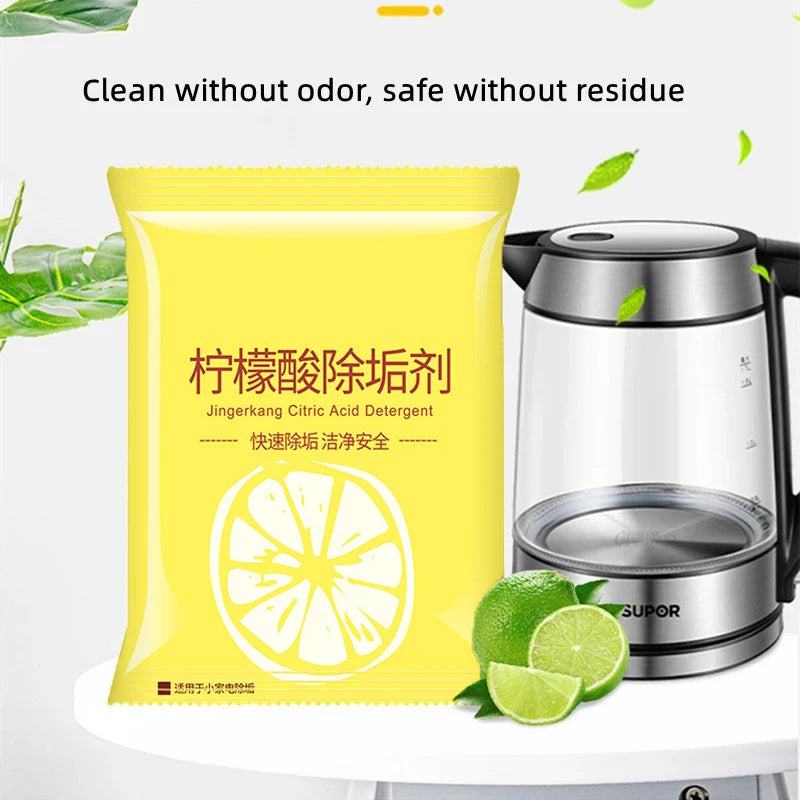 Portable Citric Acid Descaling Agent Fast Descaling Safe And Clean Fresh Fragrance Without Pungent Suitable For Teapots Faucets