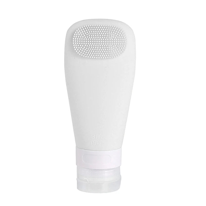 38/60/100ml Portable Refillable Travel Essential Silicone Toiletries Bottle for Shampoo Moisturizer Shower Gel Lotion Face Wash