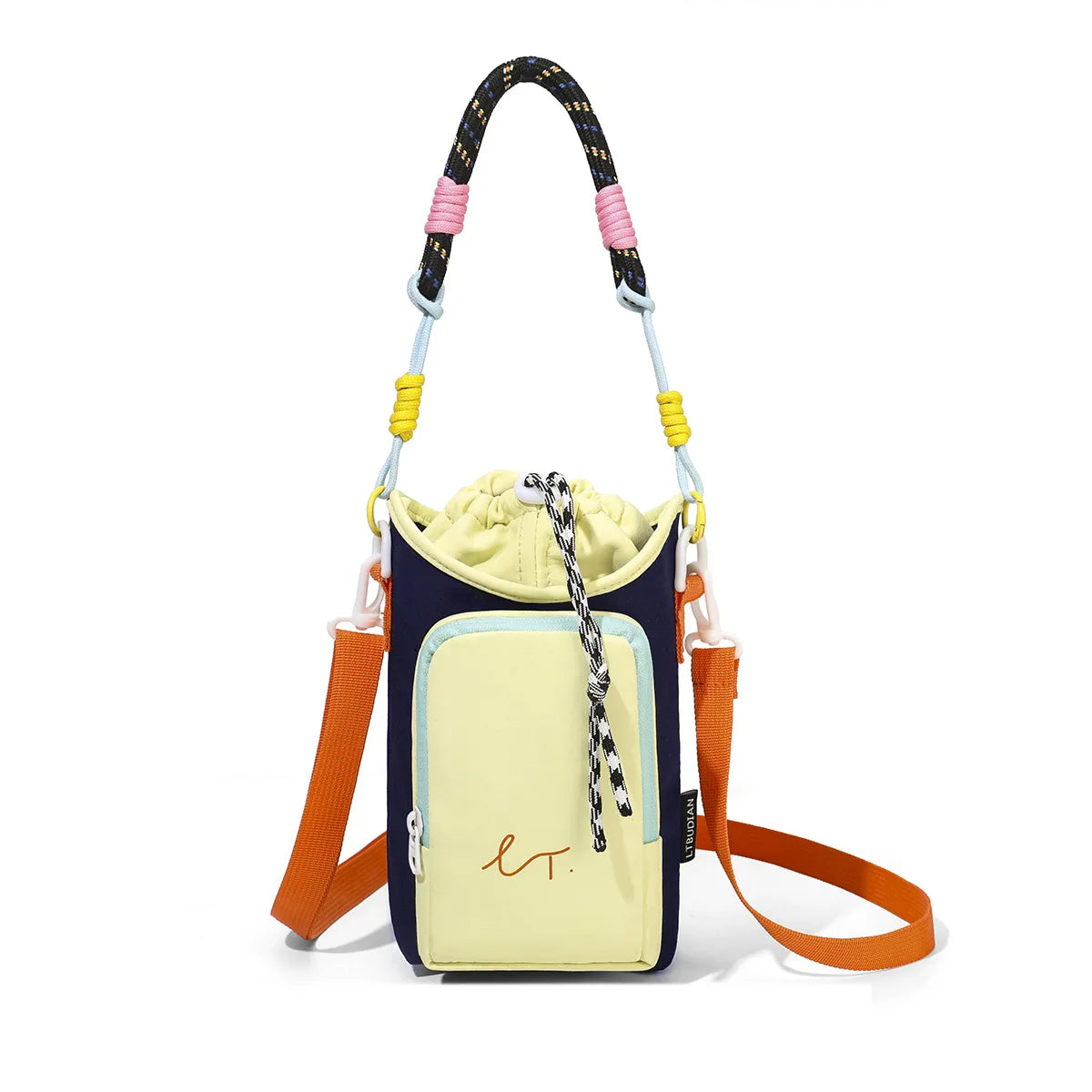 Lightweight Mini Crossbody Water Bottle Bag For Outdoor Sports Women Casual Simple Small Square Bag For Phone And Coin