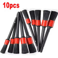 10pcs Detailing Brush Set Car Brushes Car Detailing Brush For Auto Cleaning Dashboard Air Outlet Wheel Wash Maintenance Tool