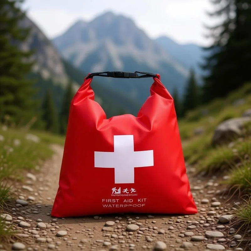 Portable Waterproof First Aid Kit Bag 1.2L Outdoor Camp Medical Bag For Beach Travel Adventure Supplies Organizing Case