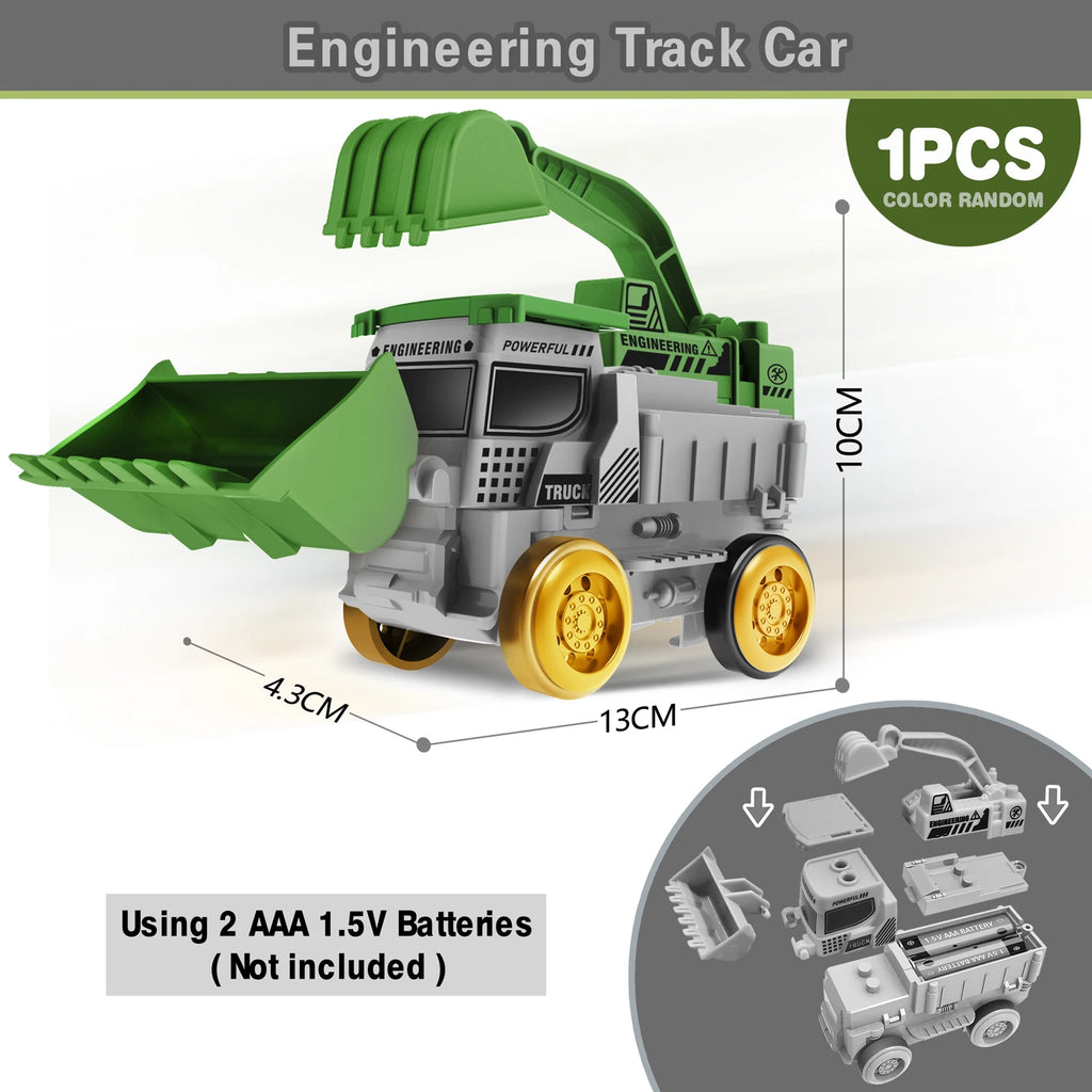 eplacement Cars for Tracks - Extra Race Car Accessories for Dinosaur Race Track & Train Toy Gift - for Kids Boys and Girls Toys