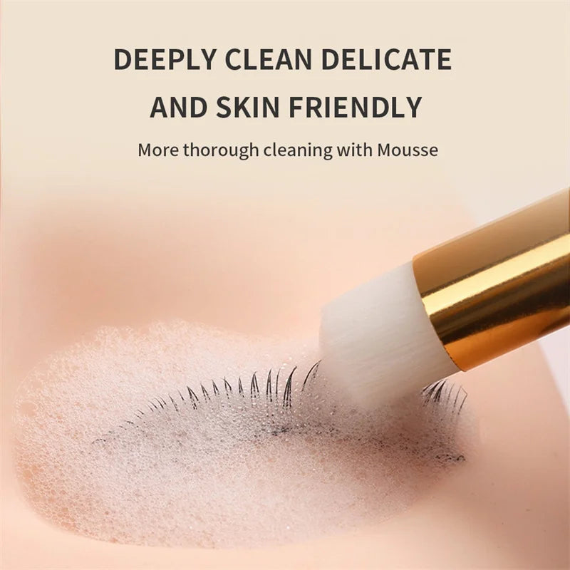 Eyelash Extension Cleaning Set Lash Shampoo Brush Lash Bottle Eyebrow Skin Care Remover Washing Kit Eyelash Extensions Supplies