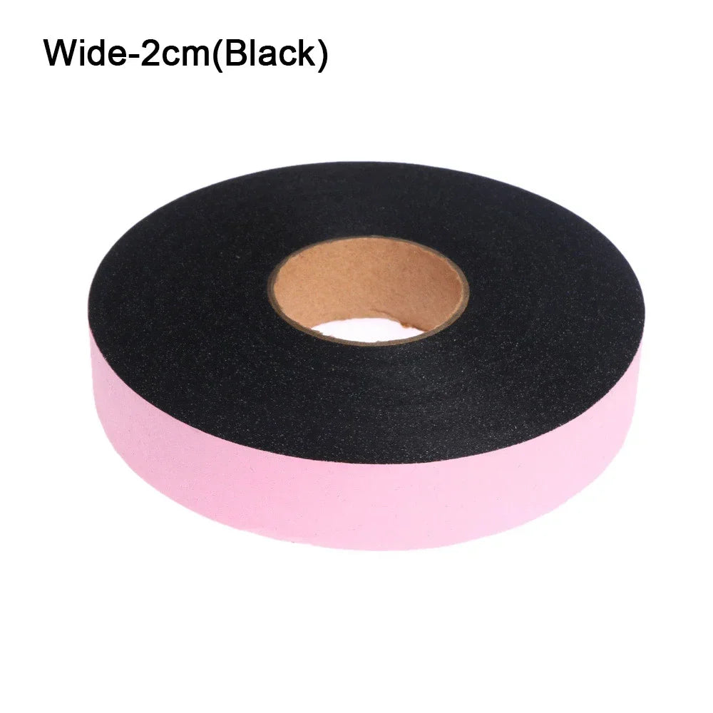 100 Meters Single-sided Adhesive Hem Tape Iron-on Clothes Sewing Turn Up Hem Non-woven Fabric Liner Width 1/2/3cm