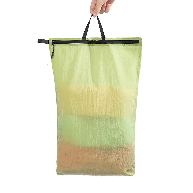 Reusable Nylon 4-Size Travel Storage Pockets With Hand Strap Water-resistant Clothing Organizer For Trip Packing 4size/lot
