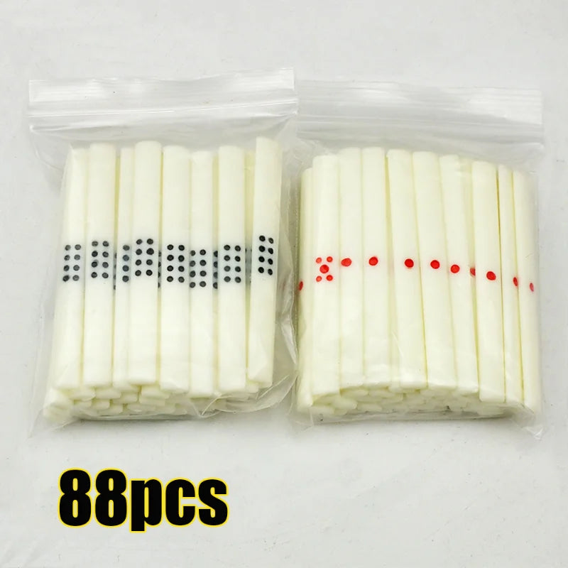 Foreign Trade New Japanese Mahjong Mahjong Imitation Bone Chips Bar for A Set of 88 Wind Zhuang Dice