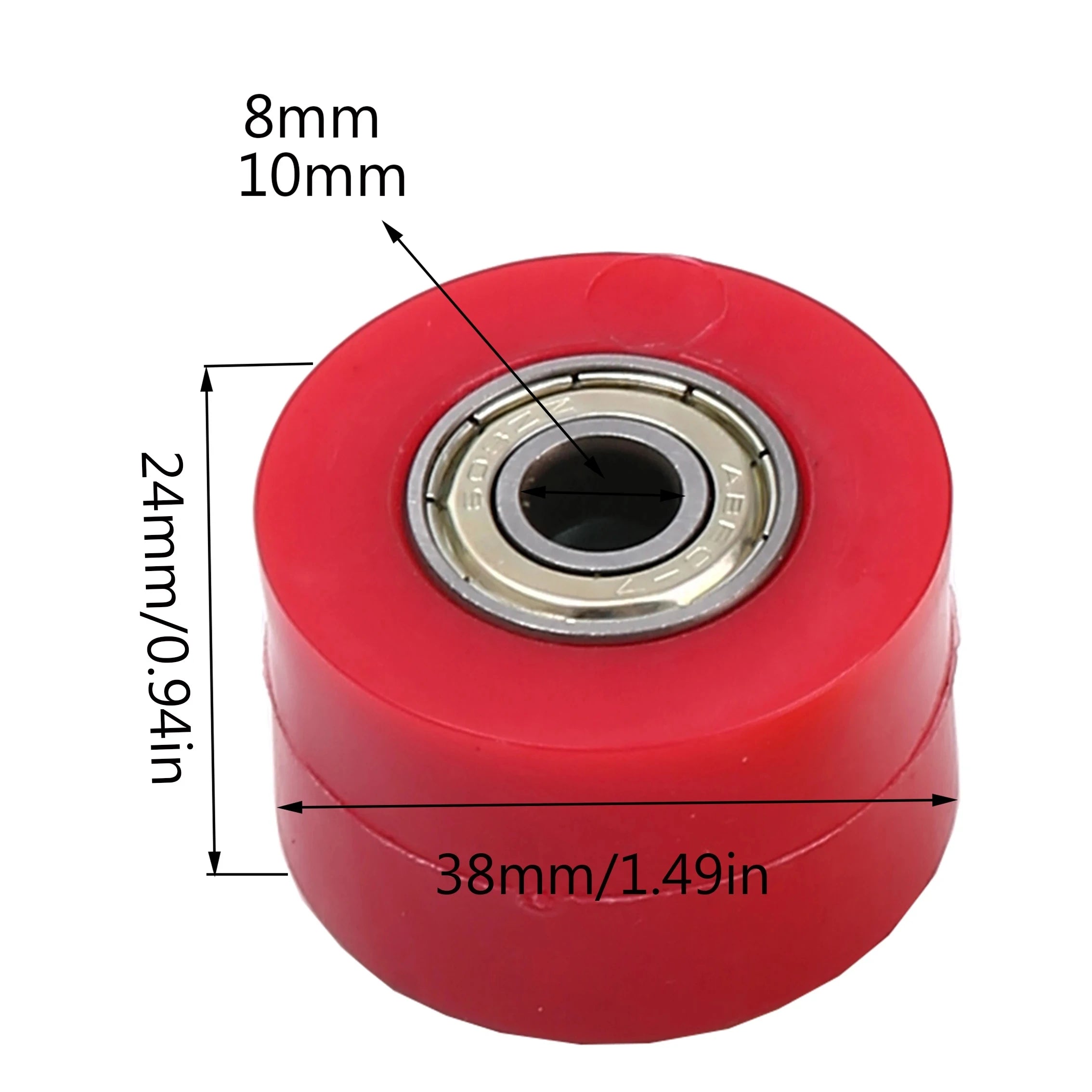 For KTM Honda Yamaha Kawasaki Suzuki CRF YZF EXC RMZ Universal Motorcycle Motorbike Chain Roller Tensioner Pulley Wheel Guide