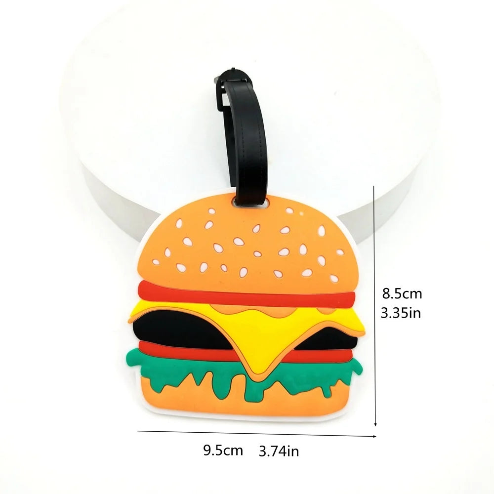 Ice Cream Luggage Tags Cute Luggage Tag for Suitcases Schoolbag Travel Tags Summer Beach Holiday Baggage Tags ID Labels