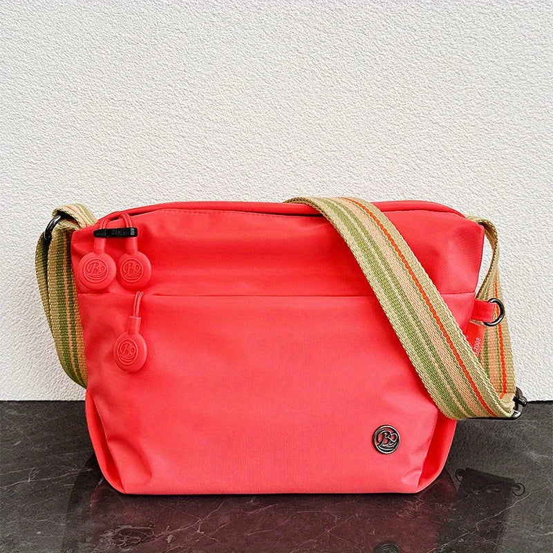 Chic Ultra-light Nylon Crossbody Bags for Women, Designer Bag-Lightweight, Zipper Closure, Adjustable Wide Strap, Cotton Lining