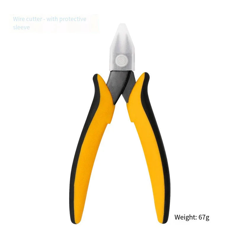 Multistyle Mini Wire Cutter Diagonal Pliers Small Cutter Electronic Pliers Wires Insulating Rubber Handle Model Hand Tools DIY