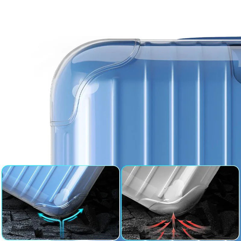 Luggage Cover for Rimow Essential Trunk Plus Suitcase Protector Covers PVC Clear Dustproof Cases Luggage Accessories
