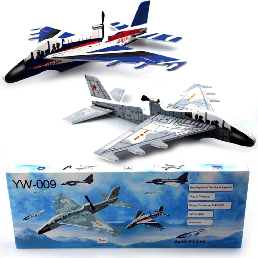 PP Foam Double Wing Airplane Ligthweight School Science Textbook Tool Glider Hand Throw Plane EPP Bubble Plane For Outdoor