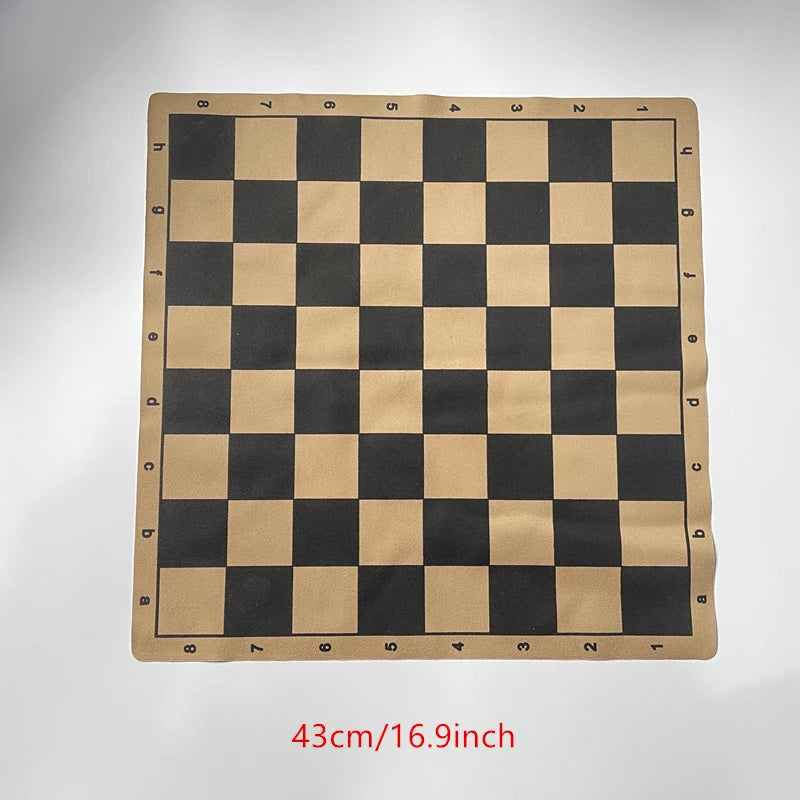 International Chess Board 28/34/43cm/16.93inch Foldable Material International Foldable Game Chess Entertainment