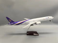 B777 Thai Airlines 47CM Diecast Resin Airplane Model with Stand Toys Model Plane 777 Display Collectible Model Kit for Gifts