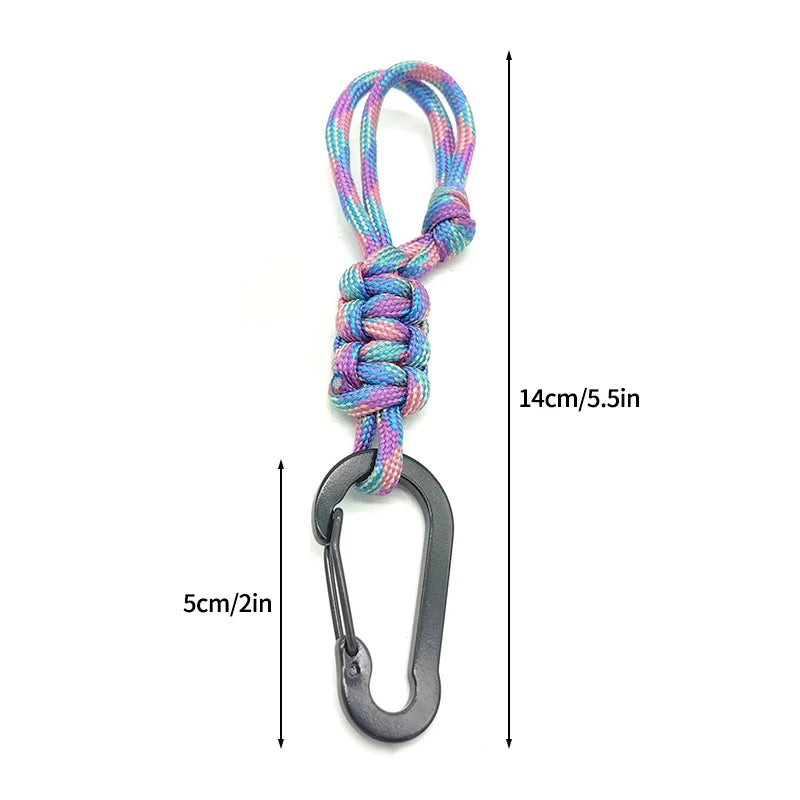 Outdoor Water Bottle Buckle Keychain Camping Hiking Supplies Multifunctional Kettle Umbrella Rope Hat Buckle Keychains