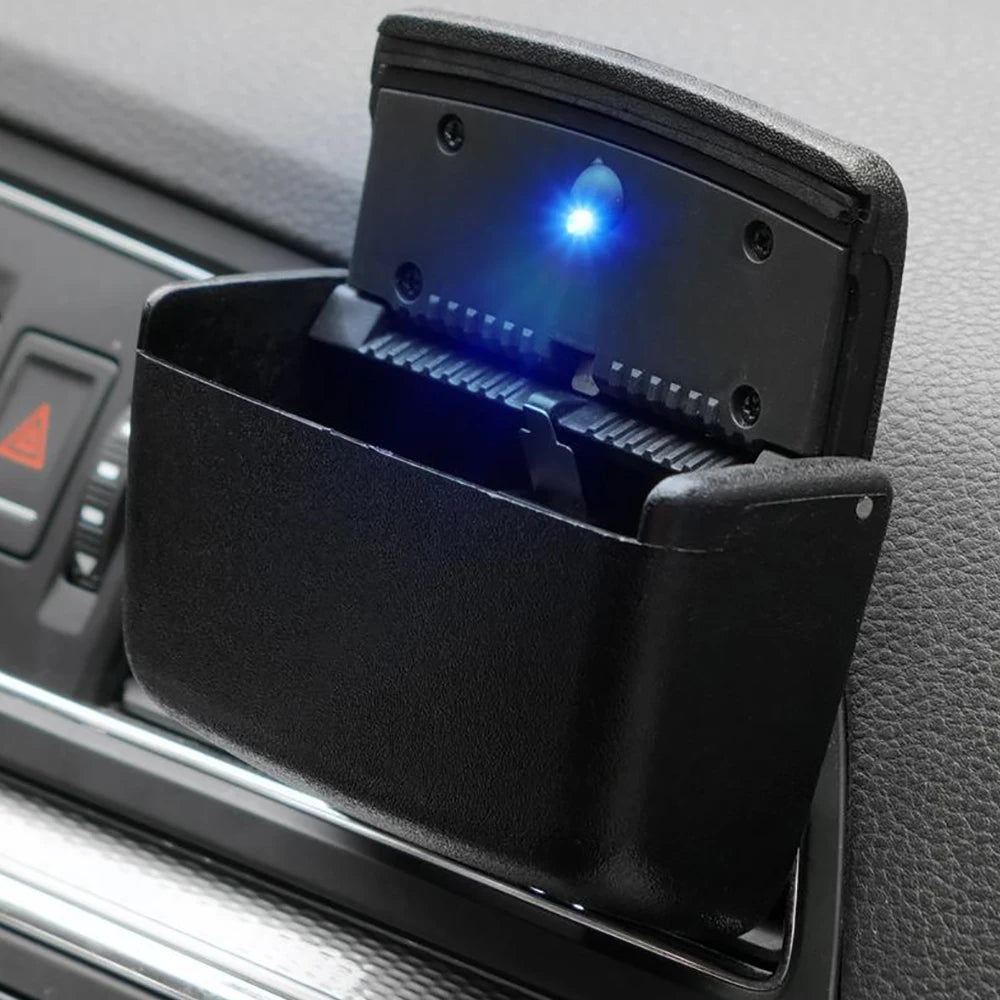 Universal Car Ashtray With LED Lights Auto Cigarette Smokeless Portable Ash Tray With Cover Creative Multi-function Car Supplies