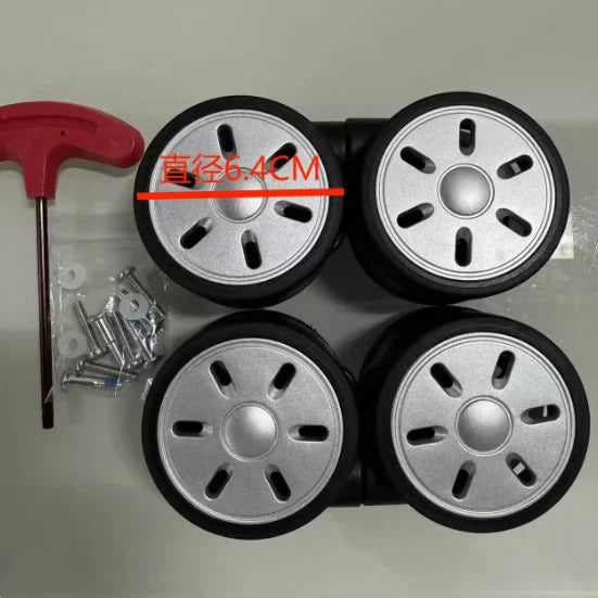 Luggage Wheel for Rimowa Suitcase Repair Replacement Load-bearing Wheels Special Trolley Case Silent Casters Luggage Accessories