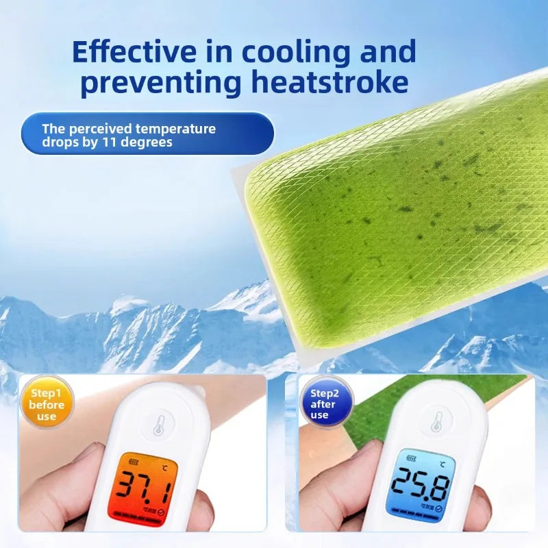 Huoxiang Cooling Gel Patches for Military Training Outdoor Heatstroke Prevention Student Summer Refreshment Essential