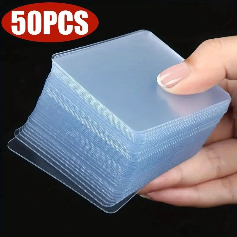 Square Transparent Double-Sided Tape - Strong, Removable & Waterproof Adhesive for Wall HooksHalloweenandChristmasDecoration
