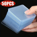 50pcs Strong Adhesive Double Sided Tape, Heavy Duty Traceless Transparent Tape, Removable Strips Sticky Nano Tape For Paste Item