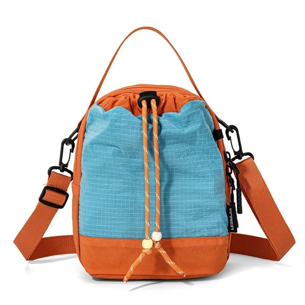 Large Capacity Water Bottle Carrier Bag Waterproof Lightweight Mobile Phone Bag Multi-Functional Korean Style