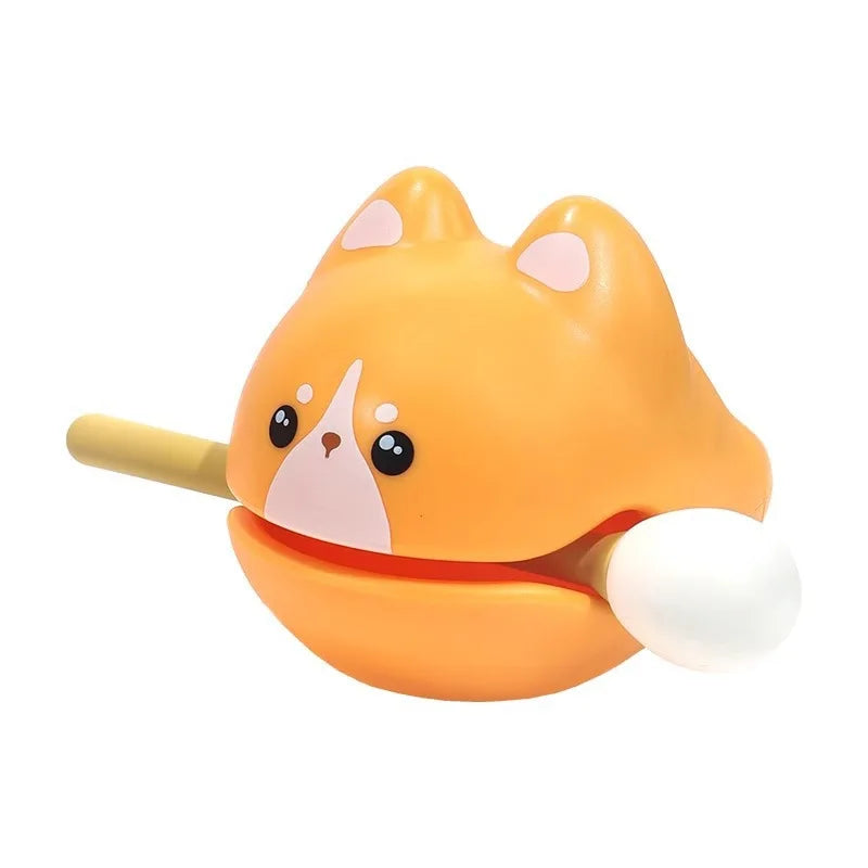 New-style stress-relief wooden fish striking calming ornament, popular netizen emotion-stabilizing toy, cute Buddhist-style