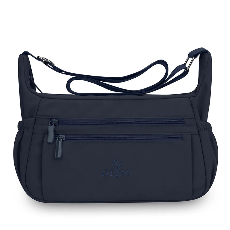 Fashion Nylon Women's Crossbody Bag Handbags with Multiple Pockets Large Capacity Lightweight Travel Shoulder Bag for Women
