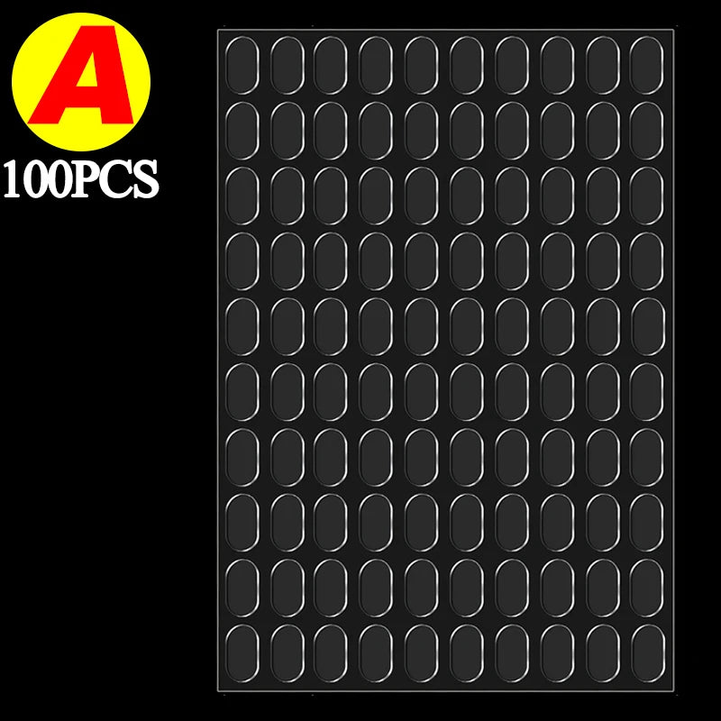 Double Sided Tape Adhesive Dots Clear Removable Sticky Dots No Trace Waterproof Glue Pads for Crafts Posters Photos Wall Hanging
