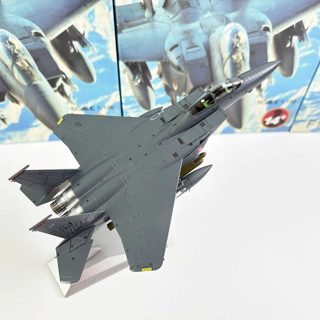 1:100 Scale US Army F15 F-15E F15E Strike Eagle Fighter Bomber Alloy Fighter Metal Airplane Plane Aircraft Model Ornament
