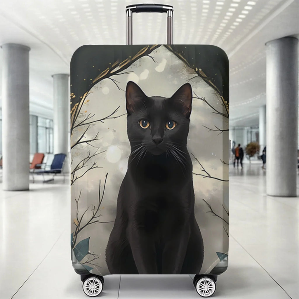 Luggage Protective Cover With Cartoon Print