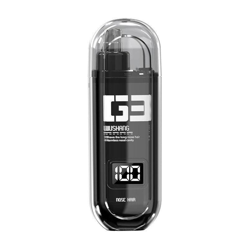 New Nose Hair Trimmer Portable Digital Display Rechargeable Blade For Home Use Washing Cleaning Nostrils For Men And Women