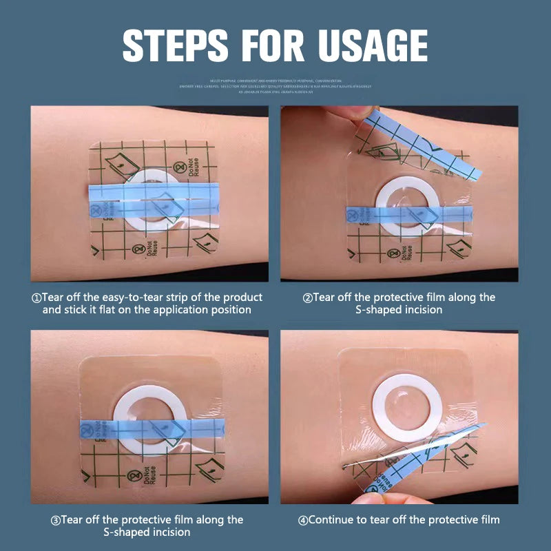 10pcs Waterproof PU Film Adhesive Plaster | Pansements adhésifs imperméables en film PU 10pcs