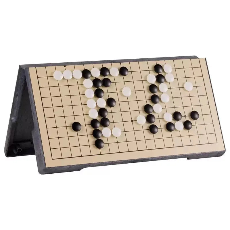 Board Game Weiqi  Chinese Old Checkers Folding Table Go Chess Set Chess Game Plastic Go Game