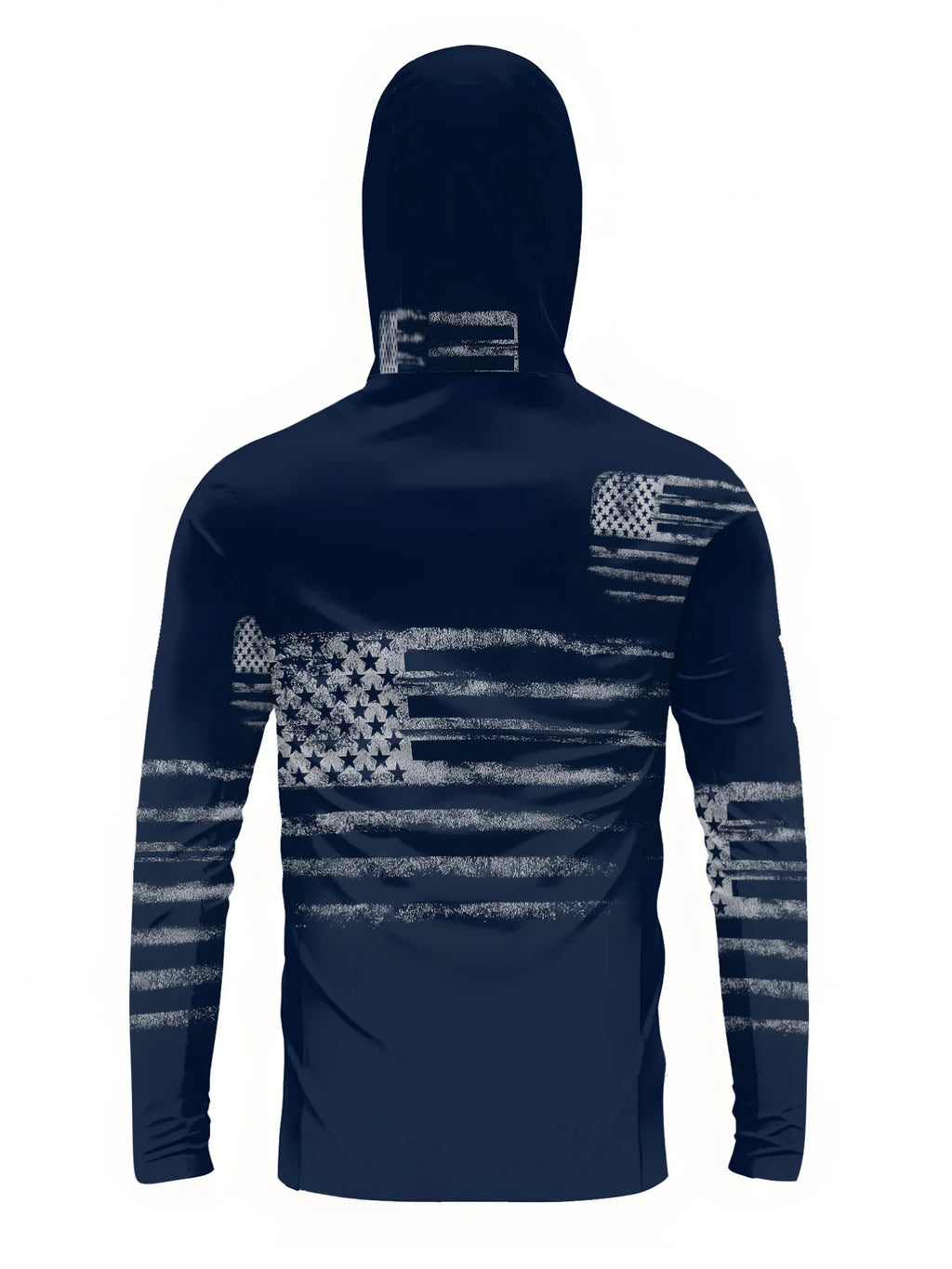 Men's Fishing Hooded Long-Sleeved Camouflage Sunscreen Breathable Anti-UV Lightweight Sweat-Resistant Fishing Shirt