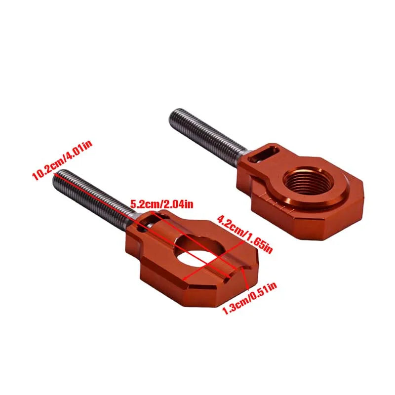 Motorcycle 20mm CNC Rear Chain Adjuster Axle Blocks For SX SXF XC XCF TC FC TX 125 150 250 300 350 450 Accessories